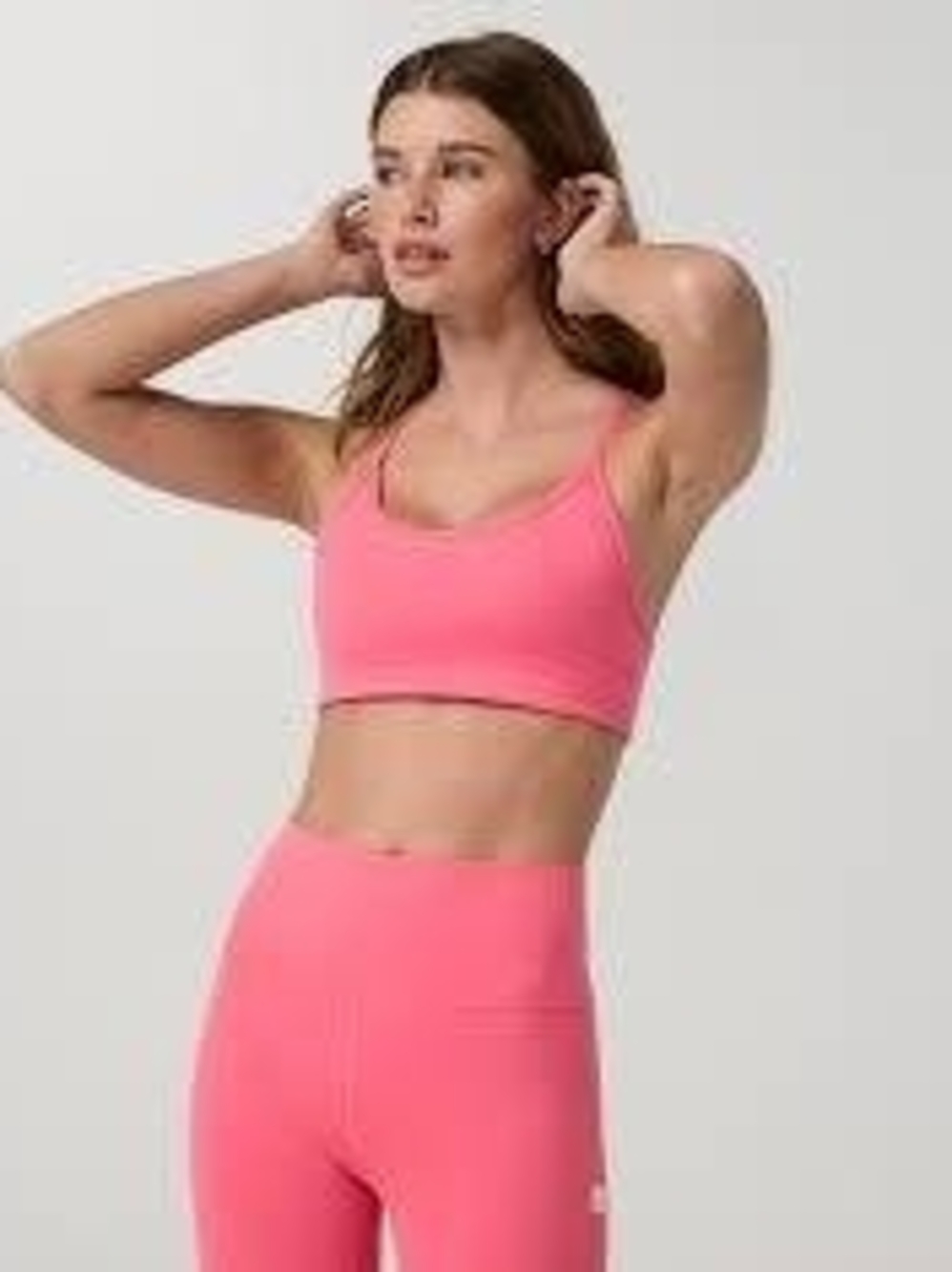 Vuori Pink Seamless Sport Bralette